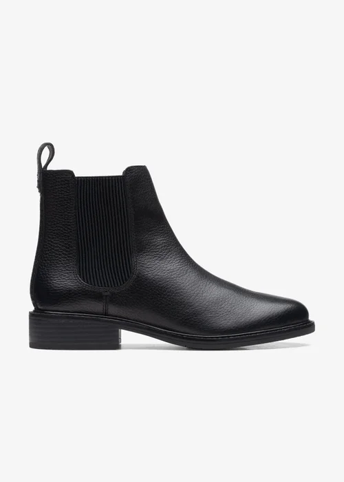 Clarks Womens Black Cologne Arlo Leather Standard - 3 Image 1
