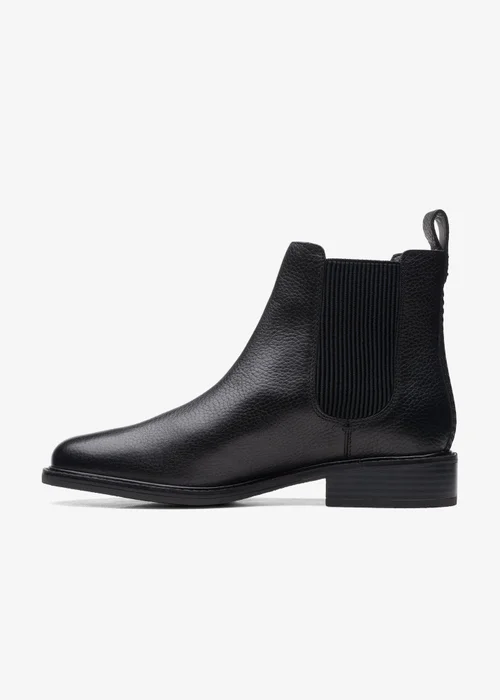 Clarks Womens Black Cologne Arlo Leather Standard - 3 Image 2