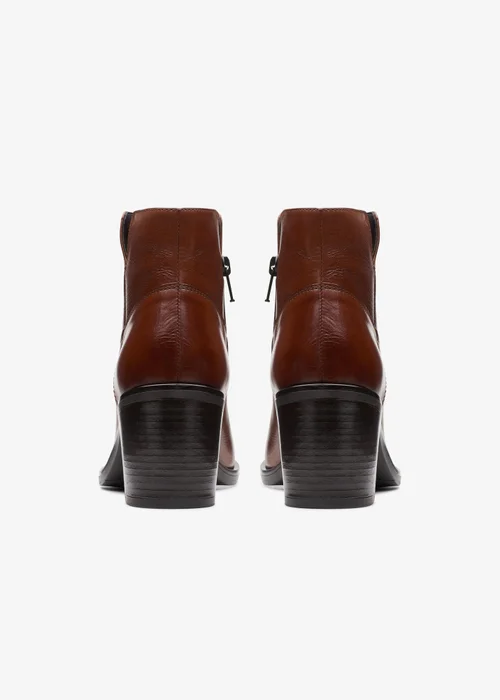 Clarks Womens Brown Valvestino Lo Leather Standard - 7 Image 6
