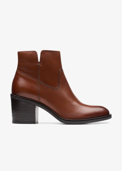 Clarks Womens Brown Valvestino Lo Leather Standard - 7 Image 1