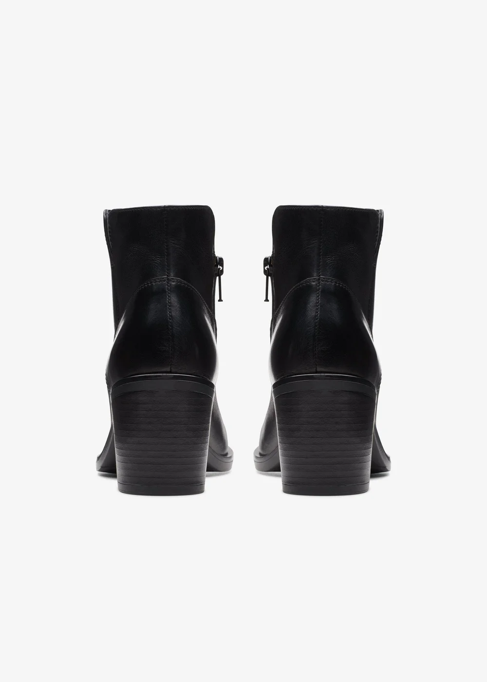 Clarks Womens Black Valvestino Lo Leather Standard - 7 Image 6
