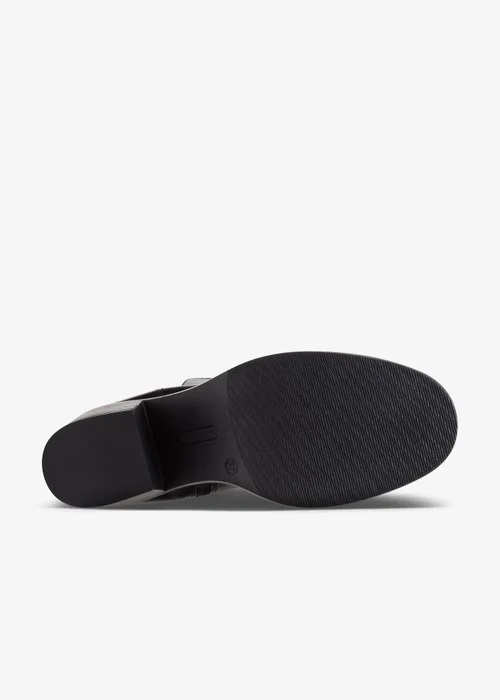 Clarks Womens Black Valvestino Lo Leather Standard - 7 Image 4