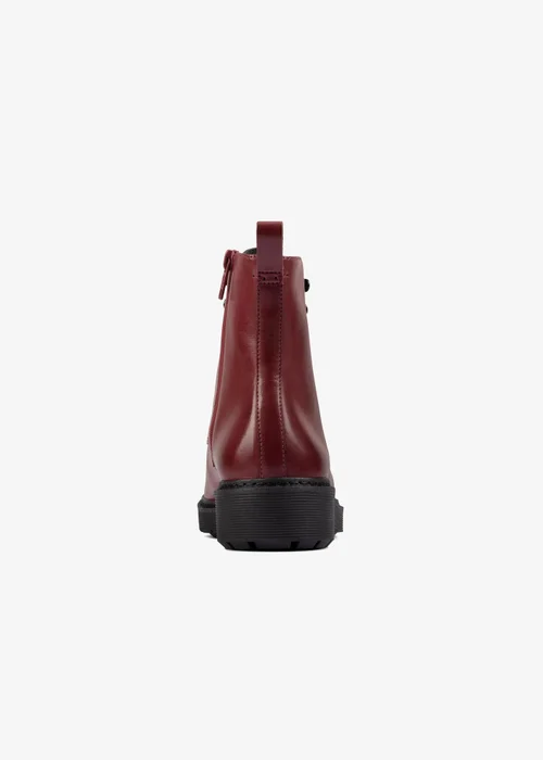 Clarks Womens Red Witcombe Hi 2 Leather Standard - 4 Image 5