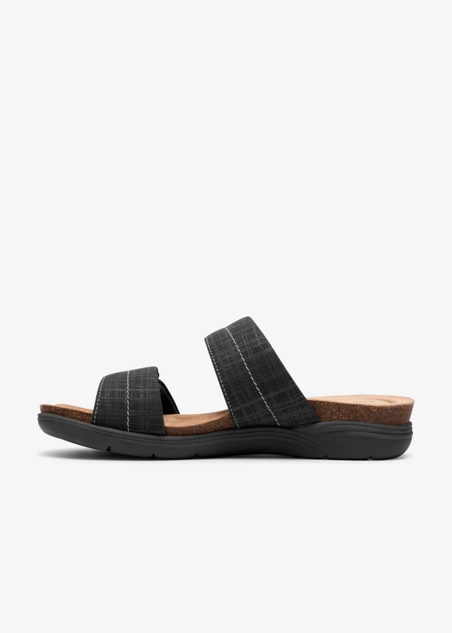 Clarks Womens Brown April Dusk Textile Standard