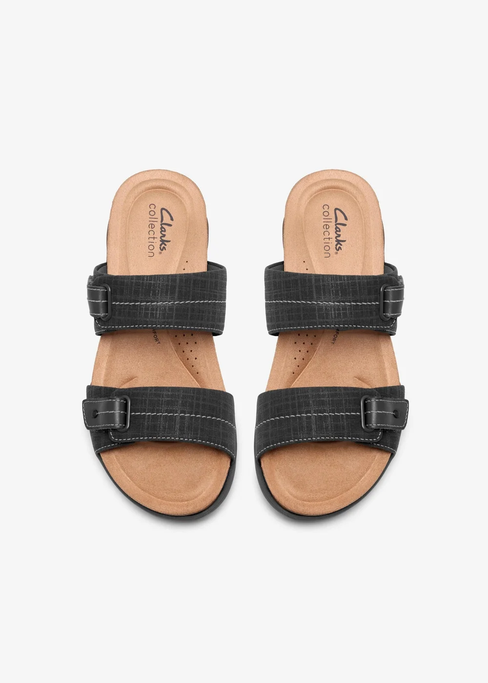 Clarks Womens Brown April Dusk Textile Standard - 6 Image 6