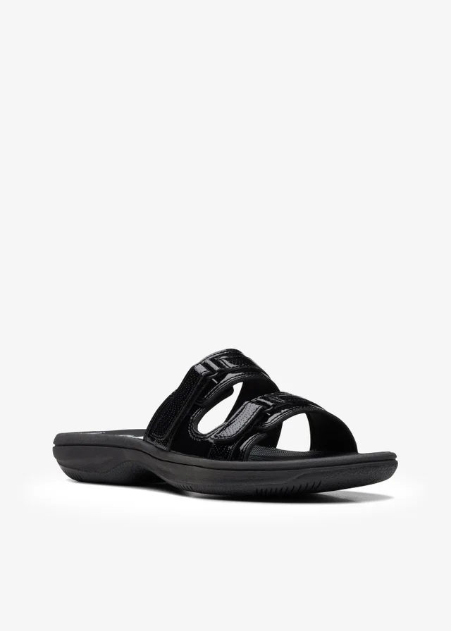 Clarks Cloudsteppers Womens Black Brinkley Piper Synthetic Standard