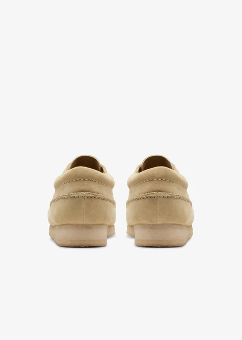 Clarks Originals Mens Beige Wallabee Boat Suede Standard - 6 Image 6