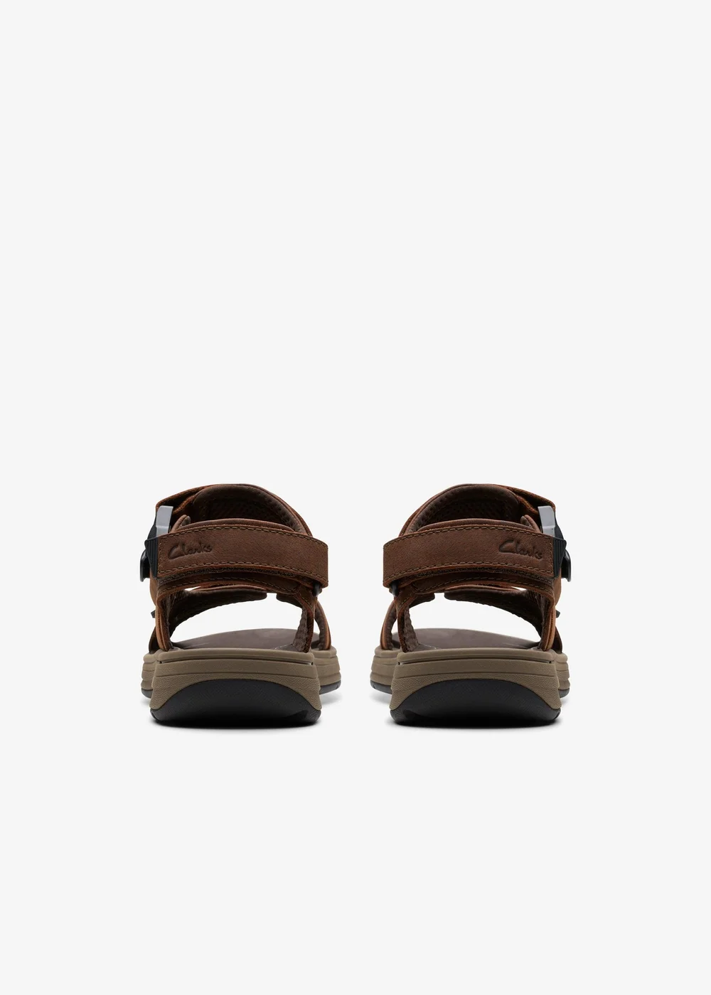 Clarks Mens Brown Saltway Trail Leather Standard - 8 Image 6