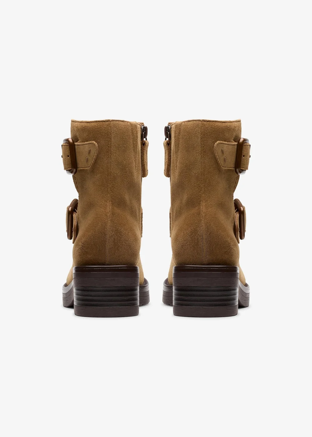 Clarks Womens Brown Rebelle Buckle Leather Standard - 5 Image 5