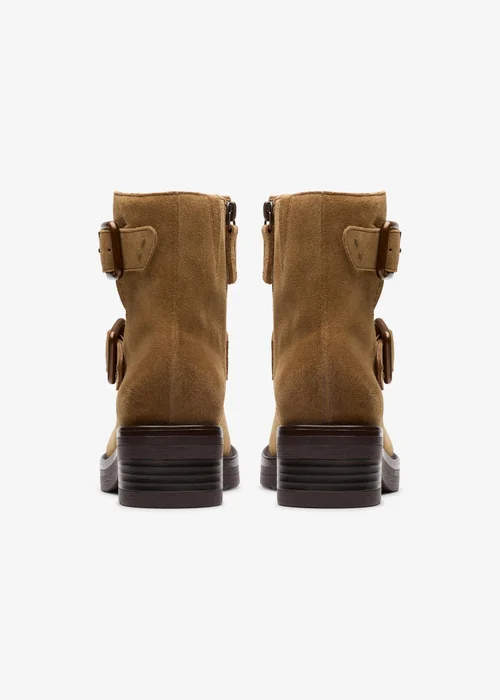 Clarks Womens Brown Rebelle Buckle Leather Standard - 5 Image 5