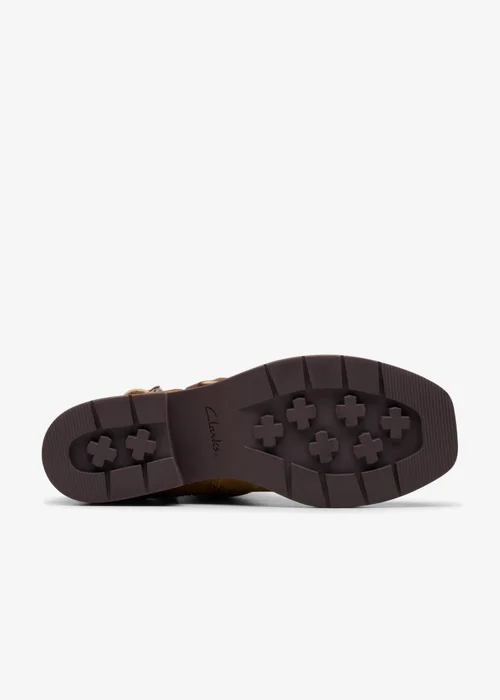 Clarks Womens Brown Rebelle Buckle Leather Standard - 5 Image 3