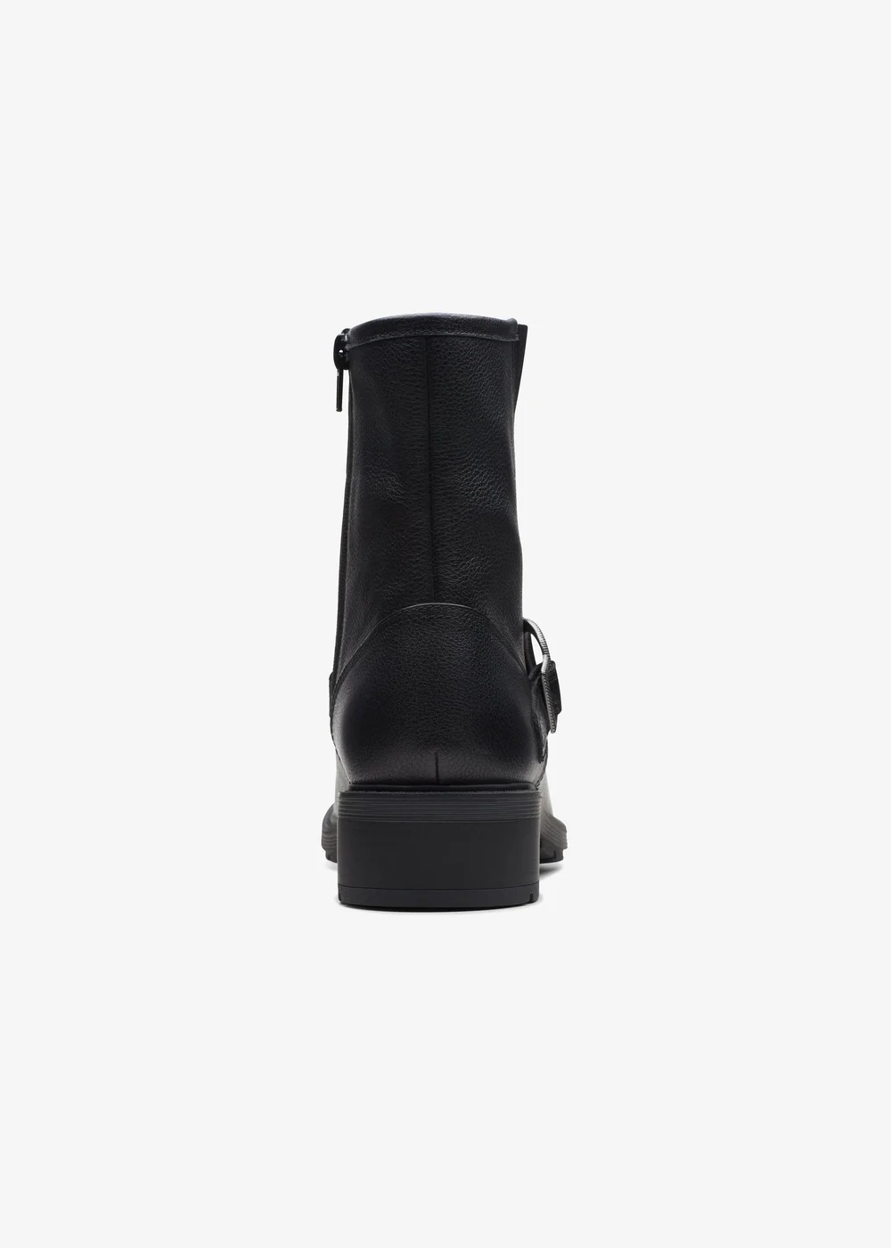 Clarks Womens Black Hearth Cross Leather Standard - 3.5 Image 5