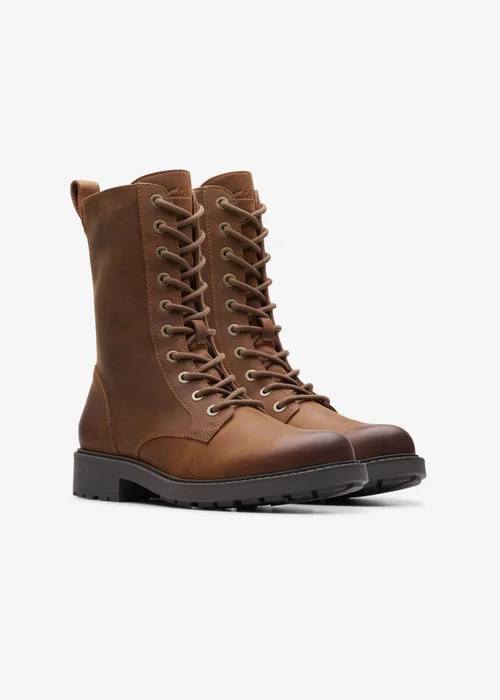 Clarks Womens Brown Orinoco 2 Style Leather Standard - 3.5 Image 5
