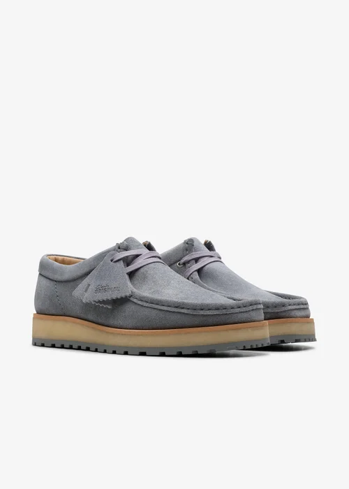 Clarks Originals Mens Grey Walla Scout Lo Suede Standard - 7.5 Image 4