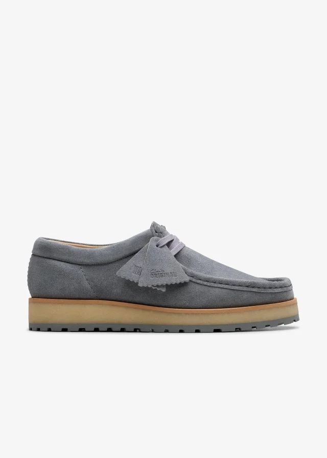 Clarks Originals Mens Grey Walla Scout Lo Suede Standard