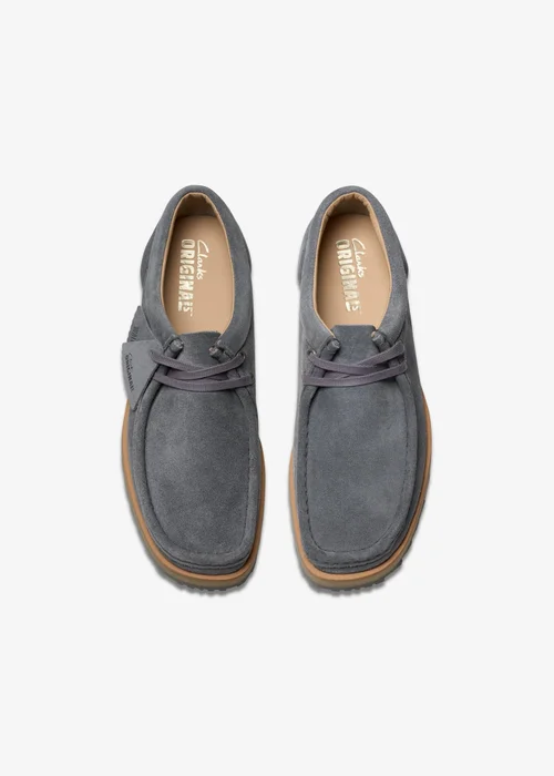 Clarks Originals Mens Grey Walla Scout Lo Suede Standard - 7.5 Image 6