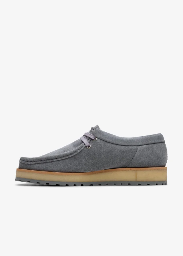 Clarks Originals Mens Grey Walla Scout Lo Suede Standard