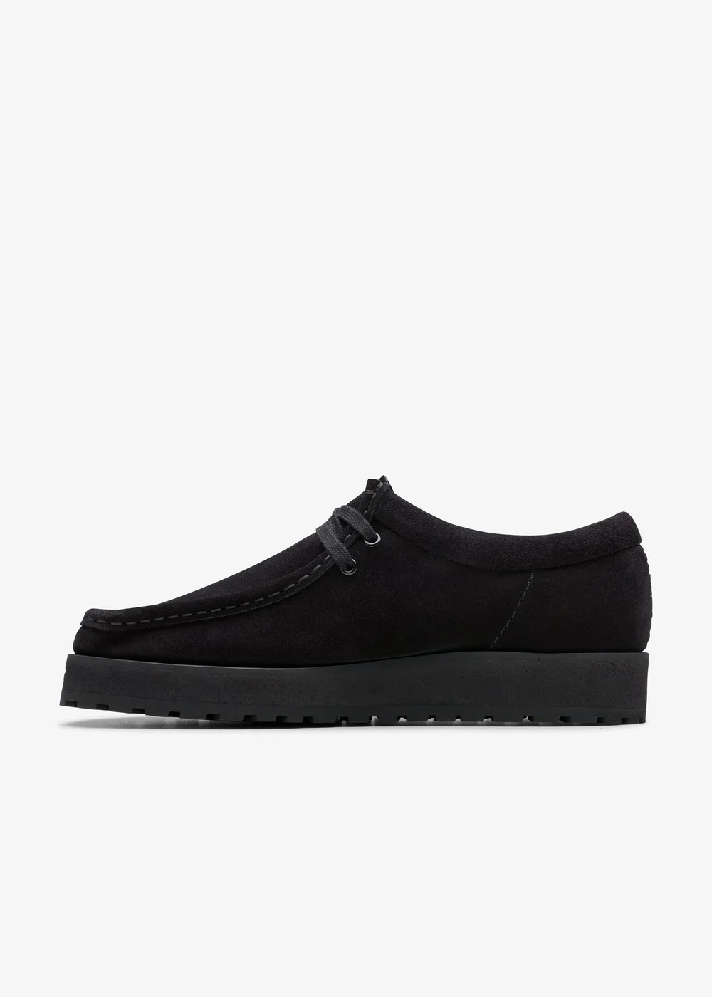 Clarks Originals Mens Black Walla Scout Lo Suede Standard - 6 Image 2