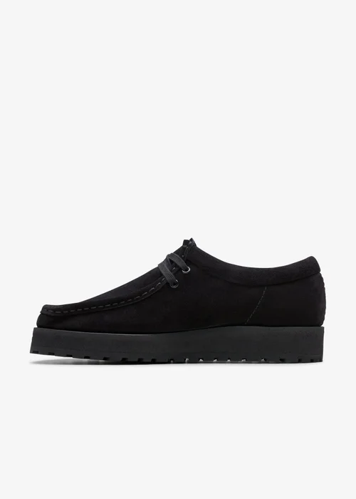 Clarks Originals Mens Black Walla Scout Lo Suede Standard - 6 Image 2
