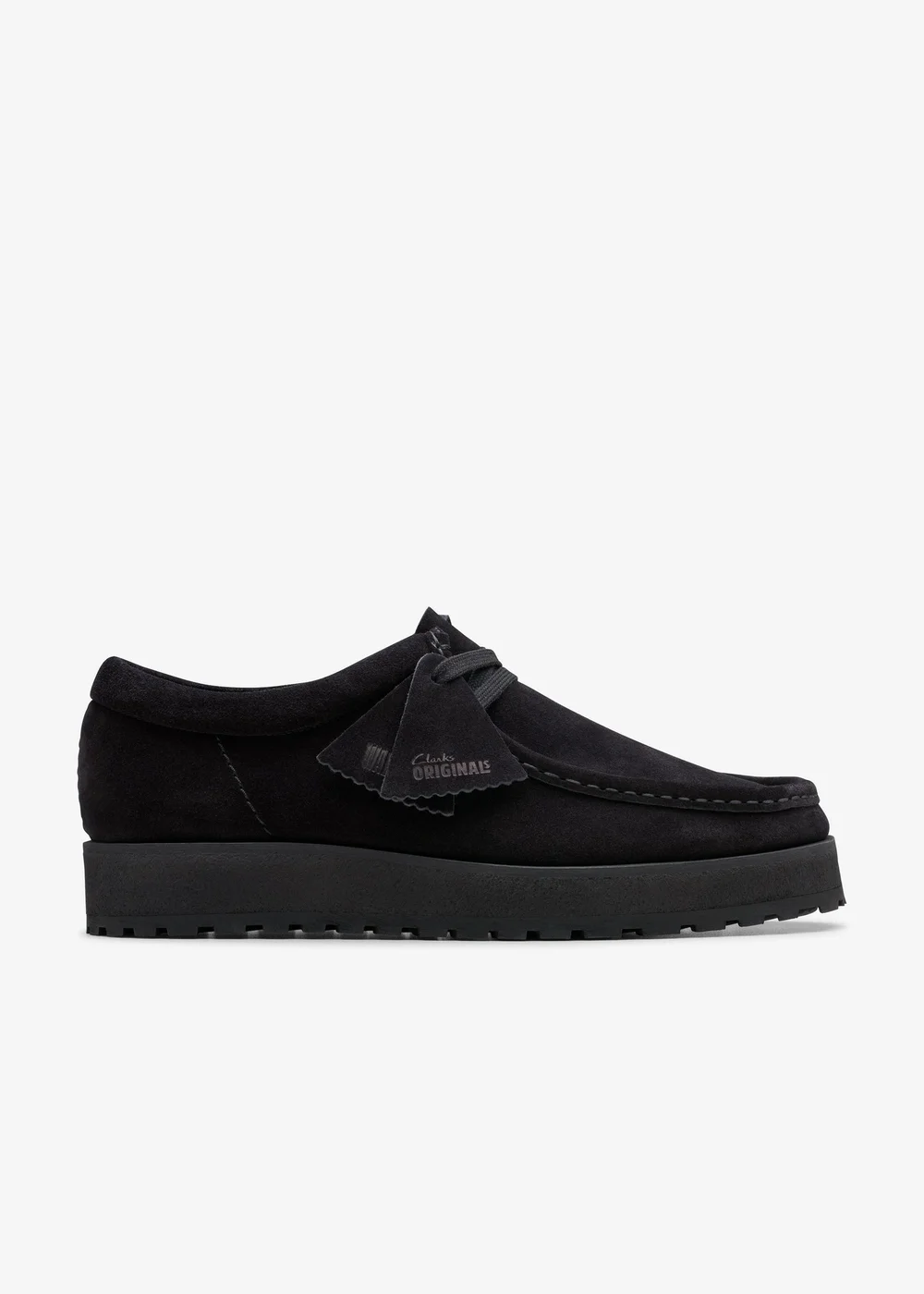 Clarks Originals Mens Black Walla Scout Lo Suede Standard - 6 Image 1