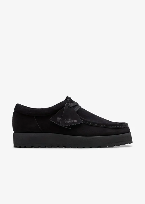 Clarks Originals Mens Black Walla Scout Lo Suede Standard - 6 Image 1