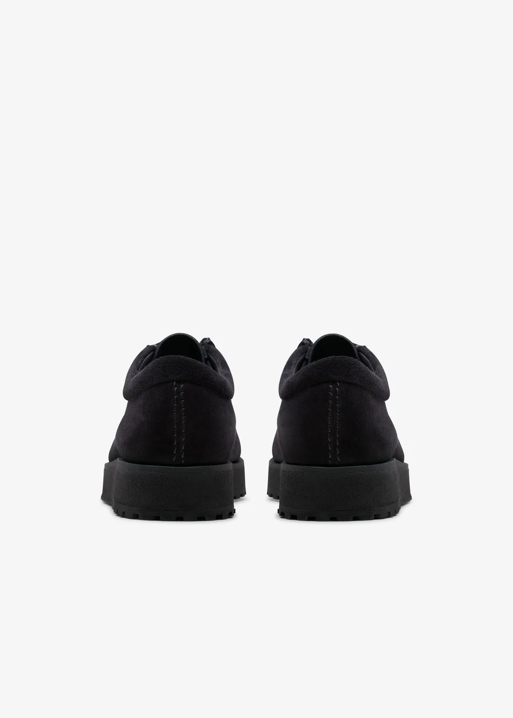 Clarks Originals Mens Black Walla Scout Lo Suede Standard - 6 Image 5