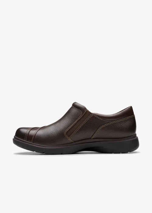 Clarks Womens Brown Certina Pure Leather Standard - 5 Image 2