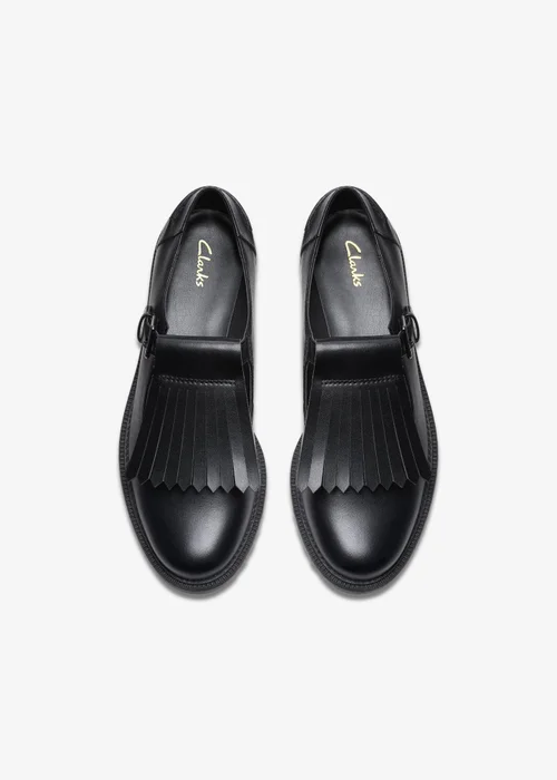 Clarks Womens Black Griffin Mia 2 Leather Standard - 6 Image 6