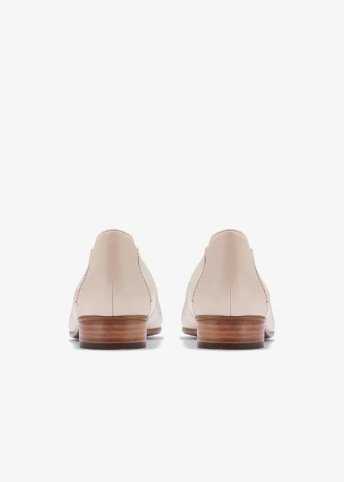 Clarks Womens Beige Keesha Luca Leather Wide - 8 Image 5