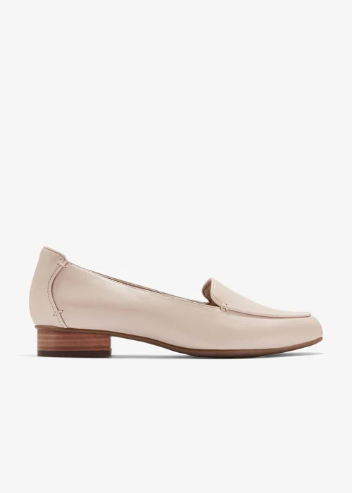 Clarks Womens Beige Keesha Luca Leather Wide - 8 Image 1