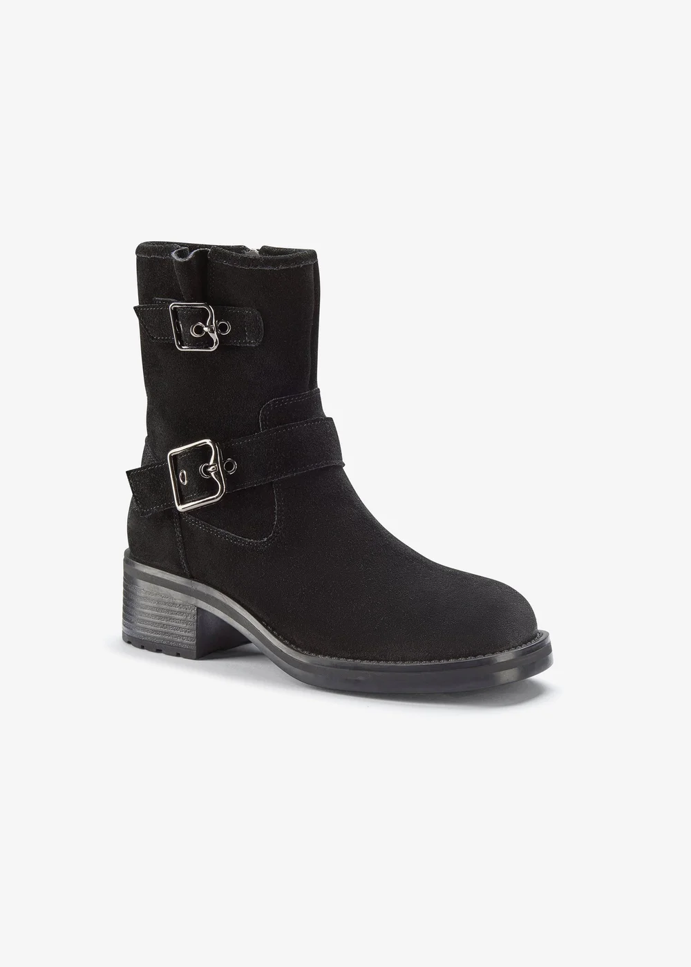 Clarks Womens Black Chai Charm Suede Standard - 7 Image 4