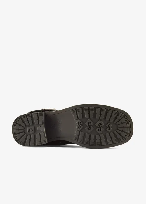 Clarks Womens Black Chai Charm Suede Standard - 7 Image 3