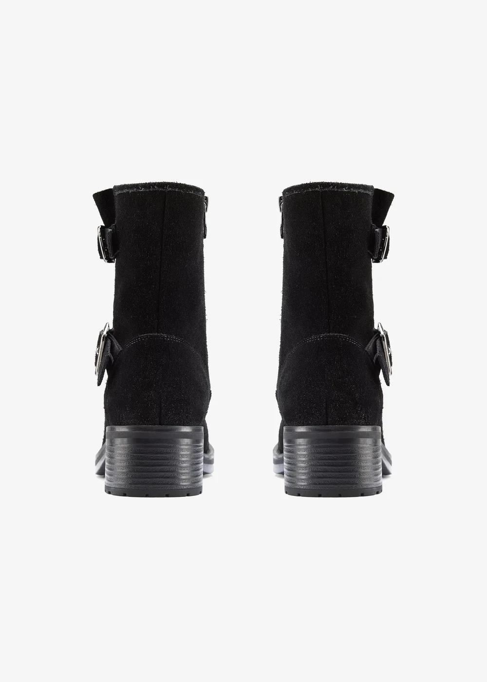 Clarks Womens Black Chai Charm Suede Standard - 7 Image 5