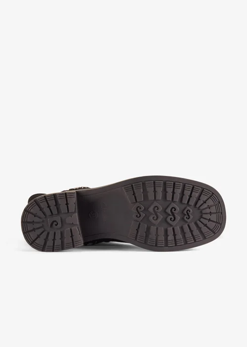 Clarks Womens Black Chai Bliss Suede Standard - 5 Image 3