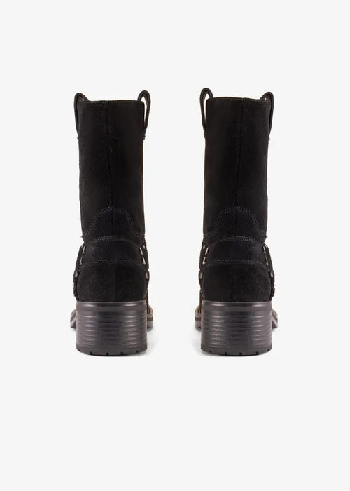 Clarks Womens Black Chai Bliss Suede Standard - 5 Image 5