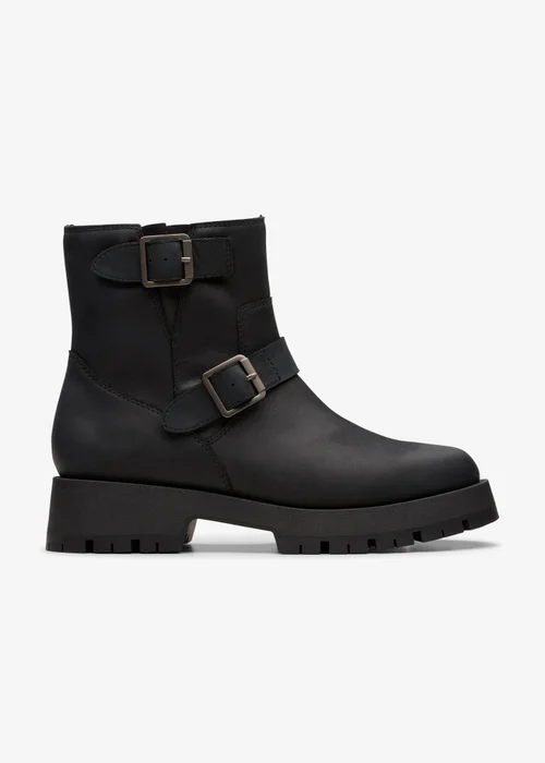 Clarks Womens Black Ledwick Haley Leather Standard - 5 Image 1
