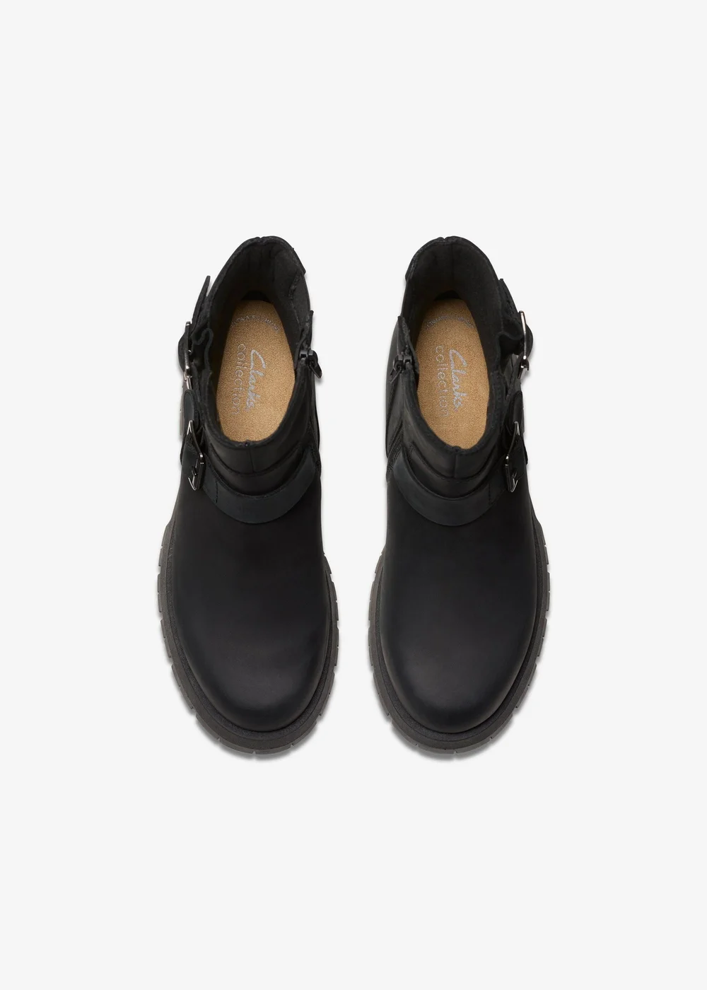 Clarks Womens Black Ledwick Haley Leather Standard - 5 Image 6