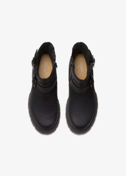 Clarks Womens Black Ledwick Haley Leather Standard - 5 Image 6