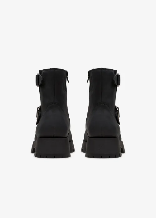 Clarks Womens Black Ledwick Haley Leather Standard - 5 Image 5