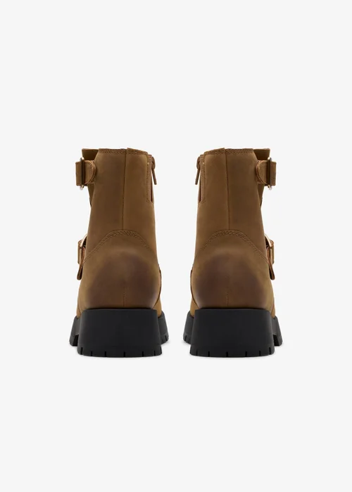 Clarks Womens Brown Ledwick Haley Leather Standard - 6 Image 5