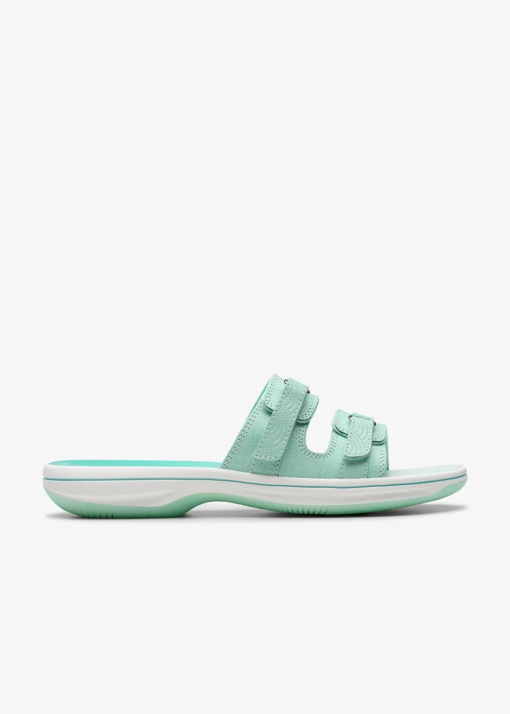 Clarks Cloudsteppers Womens Green Brinkley Piper Synthetic Standard - 6 Image 1