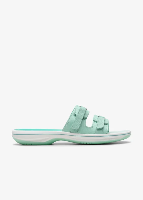 Clarks Cloudsteppers Womens Green Brinkley Piper Synthetic Standard - 6 Image 1
