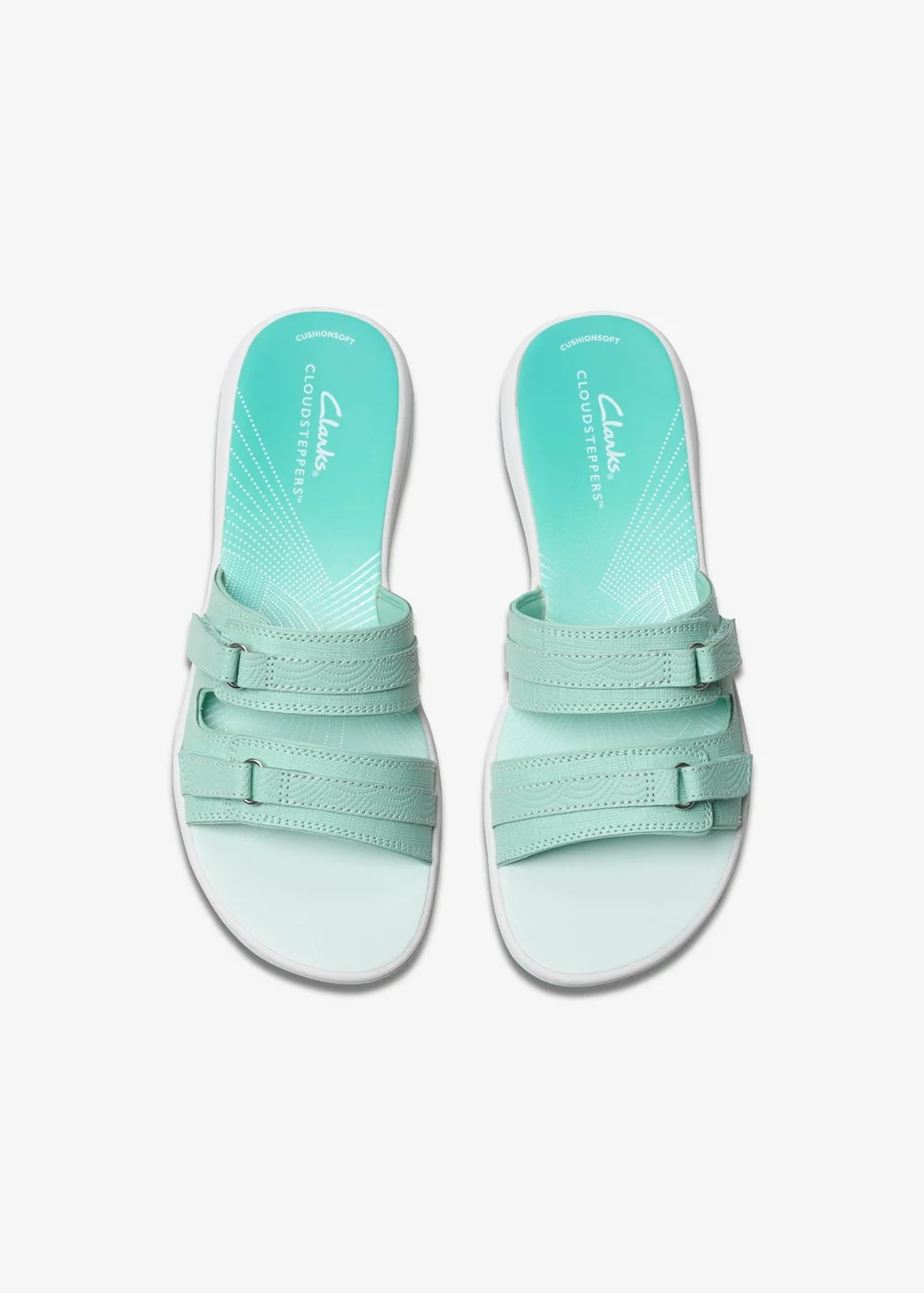Clarks Cloudsteppers Womens Green Brinkley Piper Synthetic Standard - 6 Image 6