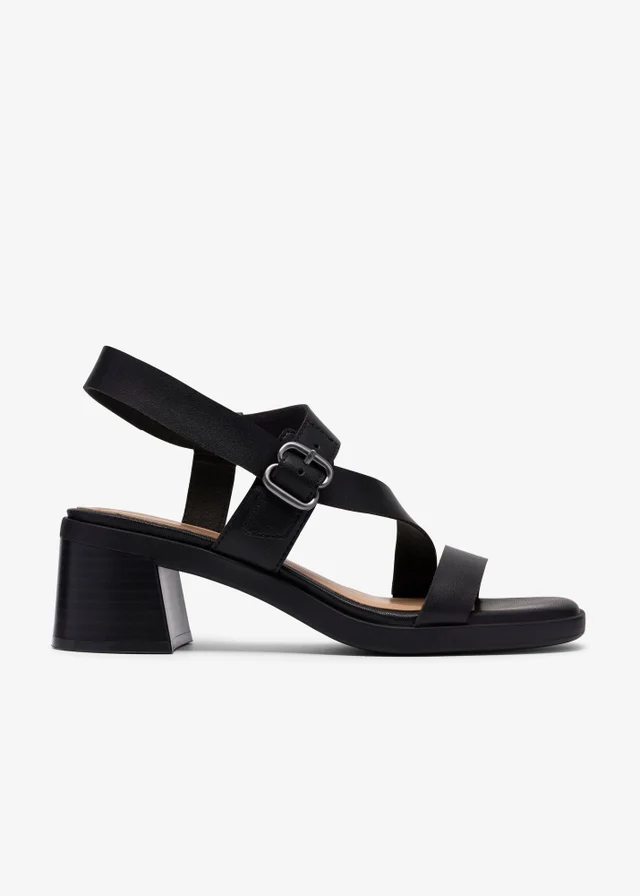 Clarks Womens Black Jaylan Sol Leather Standard
