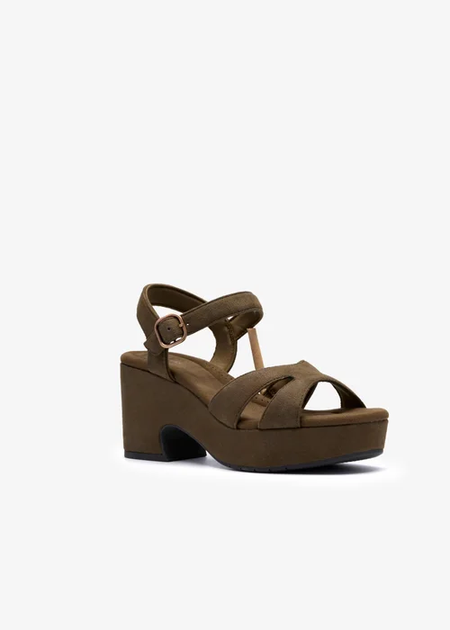 Clarks Womens Green Nerisa Twist Textile Standard - 5 Image 4