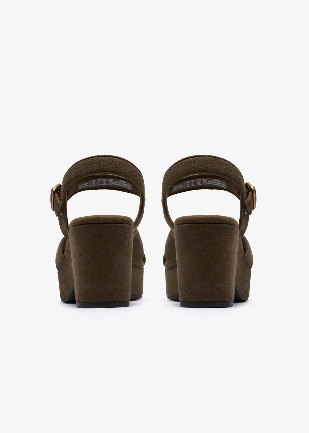 Clarks Womens Green Nerisa Twist Textile Standard - 5 Image 5