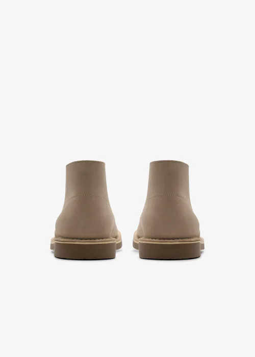 Clarks Mens Beige Shepton Leather Standard - 6 Image 5