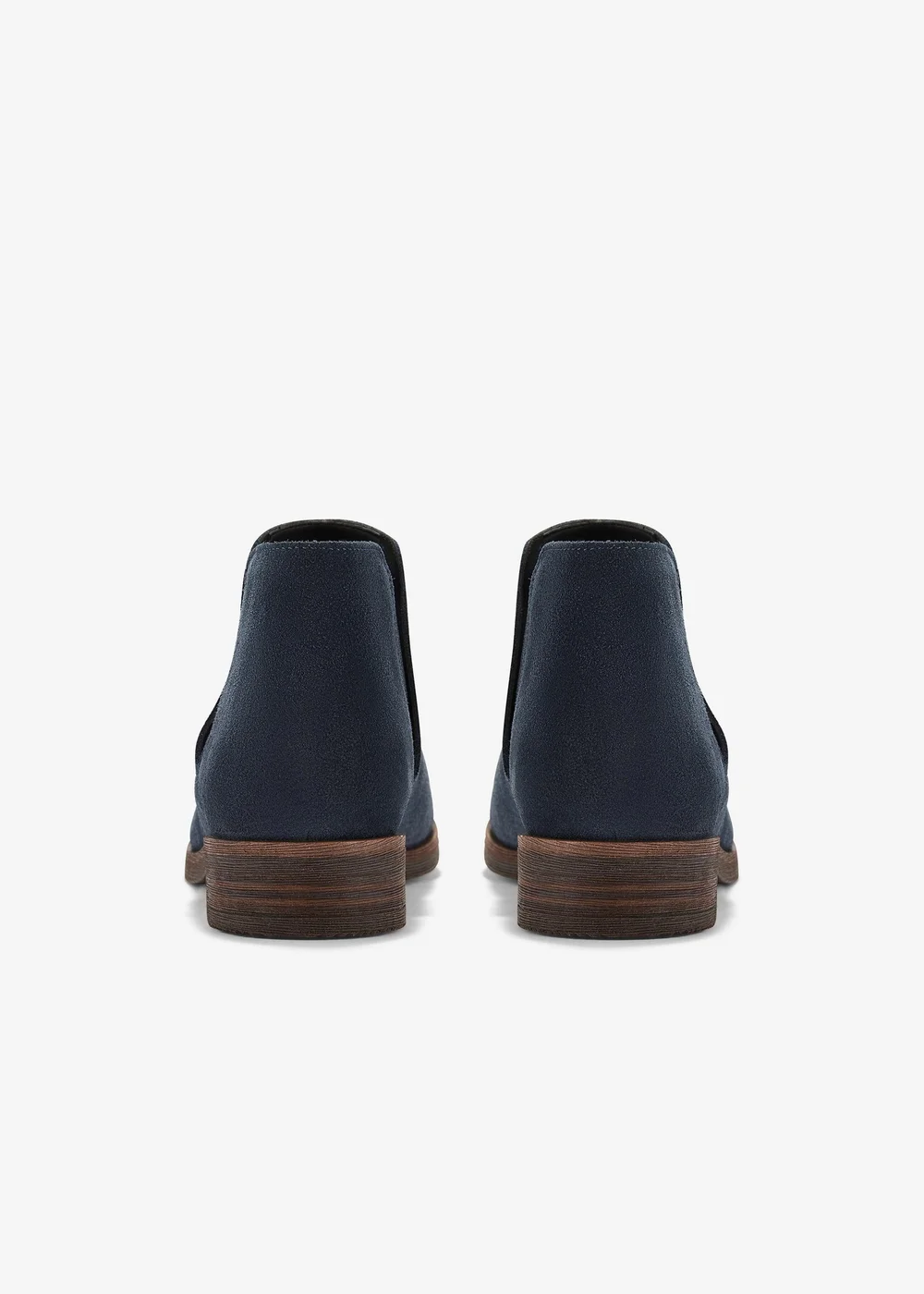 Clarks Womens Blue Demi 2 Beat Suede Standard - 6 Image 5