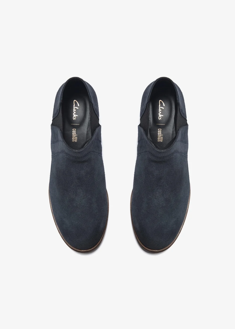 Clarks Womens Blue Demi 2 Beat Suede Standard - 6 Image 6