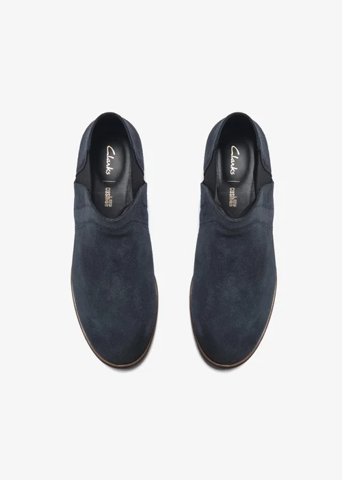 Clarks Womens Blue Demi 2 Beat Suede Standard - 6 Image 6